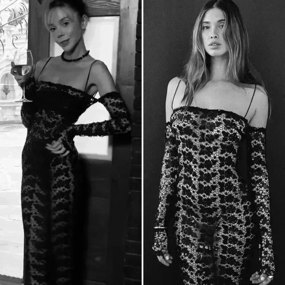 THE NEW ARRIVALS İlkyaz Özel Moss Jumpsuit in El Hedonismo Size 36 EU 2-4 US - Picture 16 of 17